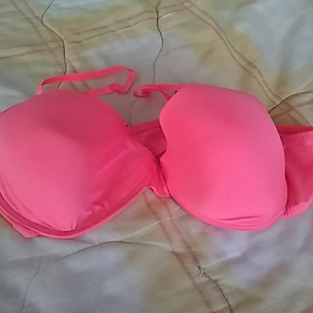Pink bra